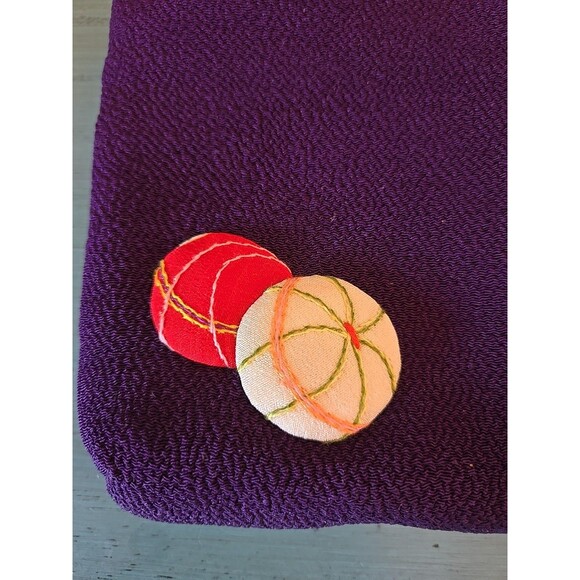 Coin Purse Wallet With Zipper Handmade High Quality Souvenir Purple Bag Homemade - Picture 7 of 9